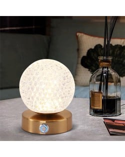 Nordic Modern Luxury Style Home Light Wholesale Living Room Crystal Ball Table Lamp