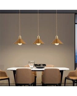 1 Head Nordic Modern Style Home Light Golden Dining Room Pendant Lamp