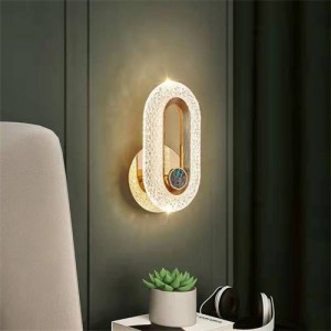 Nordic Modern Style Home Light Luxury Oval Wall Lamp