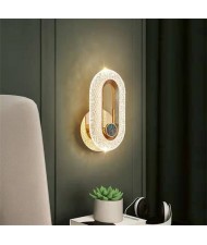 Nordic Modern Style Home Light Luxury Oval Wall Lamp