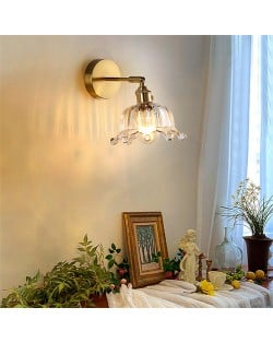 Nordic Style Modern Home Light Transprent Glass Vintage Wall Lamp