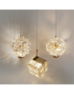 1 Head Luxury French Style Home Light High Quality Crystal Pendant Lamp