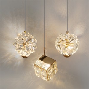 1 Head Luxury French Style Home Light High Quality Crystal Pendant Lamp