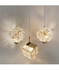 1 Head Luxury French Style Home Light High Quality Crystal Pendant Lamp