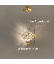 1 Head Luxury French Style Home Light High Quality Crystal Pendant Lamp