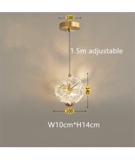 1 Head Luxury French Style Home Light High Quality Crystal Pendant Lamp