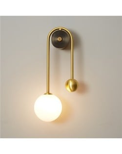 Nordic Modern Style Home Light High Quality Glass Ball Wall Lamp