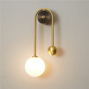 Nordic Modern Style Home Light High Quality Glass Ball Wall Lamp
