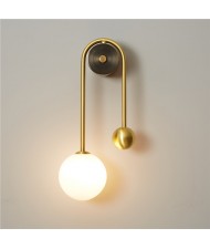 Nordic Modern Style Home Light High Quality Glass Ball Wall Lamp