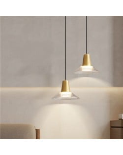 1 Head Nordic Modern Style Home Light High Quality Copper Simple Glass Pendant Lamp