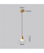 1 Head Nordic Modern Style Home Light High Quality Copper Simple Glass Pendant Lamp
