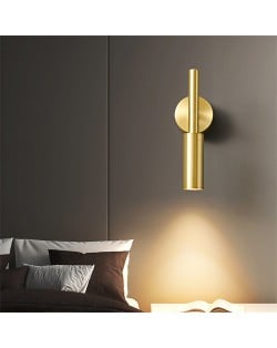 Nordic Minimalist Modern Style Home Light High Quality Copper Wall Lamp - Golden