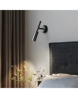 Nordic Minimalist Modern Style Home Light High Quality Copper Wall Lamp - Black