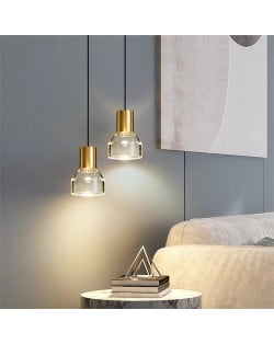 2 Heads Nordic Modern Style Home Light High Quality Copper Acrylic Pendant Lamp