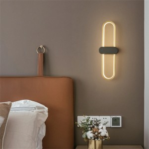 Nordic Mordern Style Home Light High Quality Copper Geometric Wall  Lamp