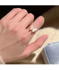 Enamel Butterfly Female Niche High-grade sense Light Luxury Non-fading Women Copper Fashion Ring