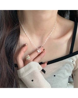 Korean Fashion Butterfly Pendant Wholesale Collarbone Chain Necklace