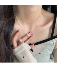 Korean Fashion Butterfly Pendant Wholesale Collarbone Chain Necklace
