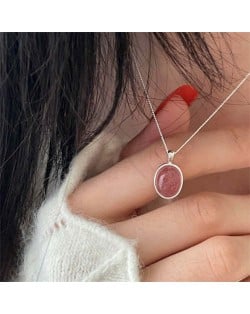 Korean Fashion Elegant Gem Pendant Wholesale Collarbone Chain Necklace
