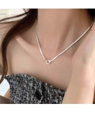 Korean Fashion Handcuff Pendant Wholesale Collarbone Chain Necklace