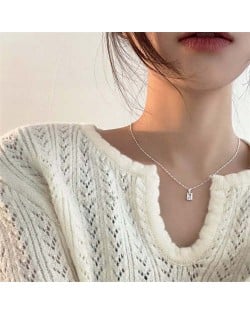 Korean Minimalist Fashion Unique Pendant Wholesale Collarbone Chain Necklace