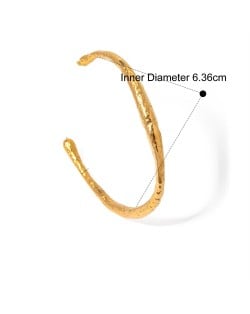 Irregular Design High Quality Wholesale Jewelry Fashion Women Stainless Steel Bangle