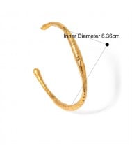 Irregular Design High Quality Wholesale Jewelry Fashion Women Stainless Steel Bangle