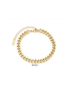 Simple Chain Design High Quality Wholesale Jewelry Fashion Women Stainless Steel Bracelet