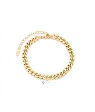 Simple Chain Design High Quality Wholesale Jewelry Fashion Women Stainless Steel Bracelet