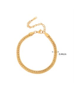 Simple Snake Chain Design High Quality Wholesale Jewelry Fashion Women Stainless Steel Bracelet