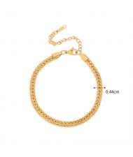Simple Snake Chain Design High Quality Wholesale Jewelry Fashion Women Stainless Steel Bracelet