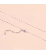 Silver Jewelry Simple Snake Chain No Pendant Wholesale Women 925 Sterling Silver Necklace