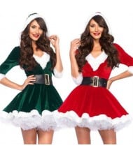 Miss Santa's costume, Christmas Women/ Lady Dress