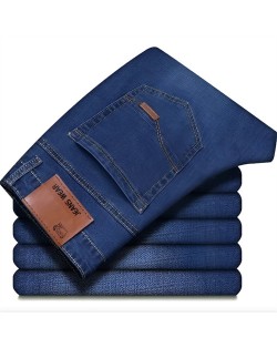 8010 Men's Casual Stretch Jeans for Work - Blue