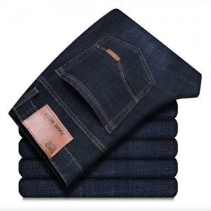 8010 Men's Casual Stretch Jeans for Work - Black