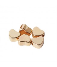 Heart Shape DIY Jewelry Accessories CCB Plastic Beads
