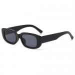 Mini Cat Eye Candy Color Design U.S. Street Fashion Sunglasses - Black
