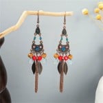 Vintage Dangling Lock Tassel Women Shoulder Duster Wholesale Earrings