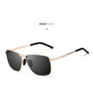 11 Colors Available Men's Polarized Anti-UV (UV400 Protection) Metallic Fashion Sunglasses