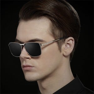 11 Colors Available Men's Polarized Anti-UV (UV400 Protection) Metallic Fashion Sunglasses