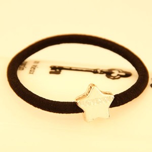 Korean Fashion Classic Cartoon Love Star Charm Pendant Hair Band
