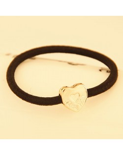 Korean Fashion Classic Cartoon Heart Charm Pendant Hair Band