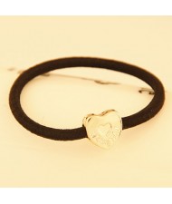 Korean Fashion Classic Cartoon Heart Charm Pendant Hair Band