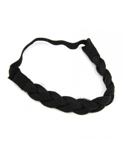 Weaving Wig Style Hair Band - Black