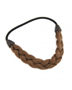 Weaving Wig Style Hair Band - Brown