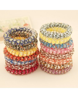 Korean Fashion Assorted Colors Handset Line Hair Band (One Piece) - Random Color