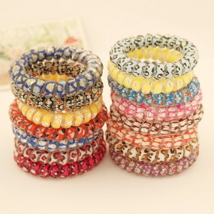 Korean Fashion Assorted Colors Handset Line Hair Band (One Piece) - Random Color