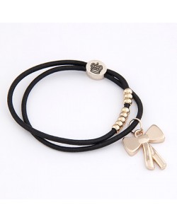 Korean Fashion Classic Long Bowknot Pendant Hair Band