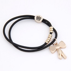 Korean Fashion Classic Long Bowknot Pendant Hair Band