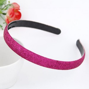 Korean Fashion Matting Grain Texture Hair Hoop - Rose